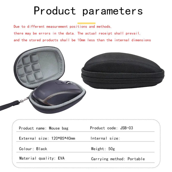 For Logitech M590 mouse case WLM210 storage bag protective case Lenovo WLM200 mouse hard shell M558 bag